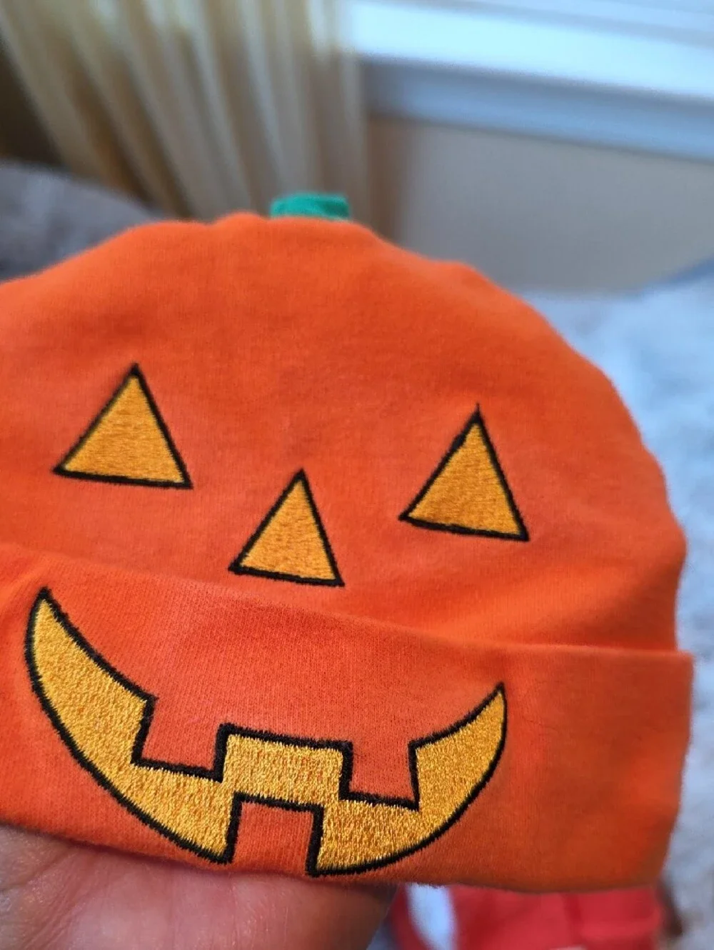 🎃Kids Orange Pumpkin Hat Seasonal Knit & Jack-O'-Lantern Beanies Pumpkin Slippe